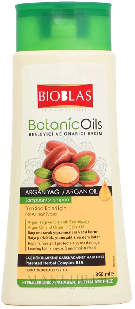 Bioblas Botanic Oils Argan Oil Shampoo Shampooing à l huile d argan