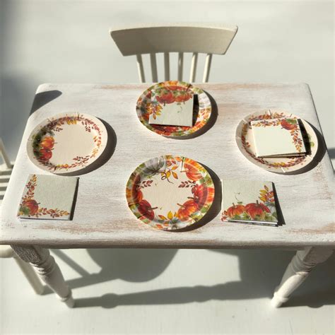 FALL THANKSGIVING Paper Plates Napkins Placemats Choose 1/12 - Etsy