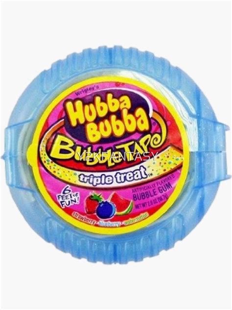 Hubba Bubba Gum Sticker For Sale By Y2kfantasy Redbubble