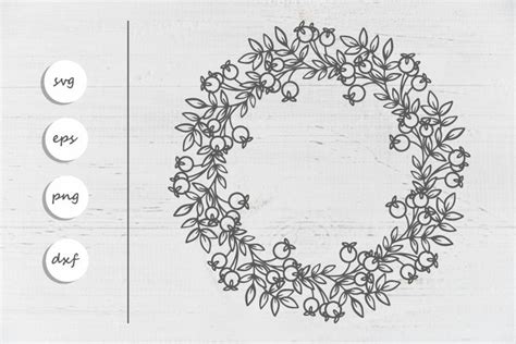 Flower Border Svg Floral Wreath Svg Flower Circle Wreath