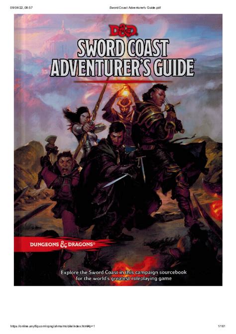 Sword Coast Adventurer S Guide PDFCOFFEE