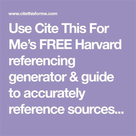 The Text Use Cite This For Me S Free Harvard Reference Guide To