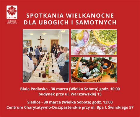 Caritas Zaprasza Na Spotkanie Wielkanocne Tygodnik Siedlecki