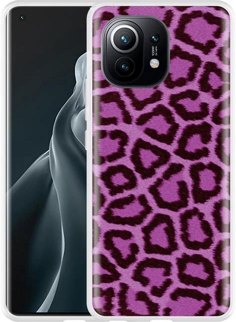 Xiaomi Mi Hoesje Luipaard Paars Zwart Designed By Cazy Bol