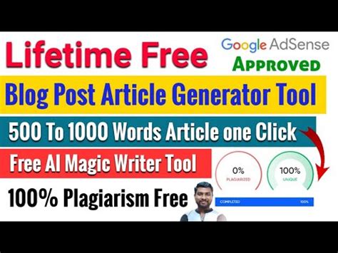 Best AI Article Generator Tool For Blog Post Canva Magic Writer Tool