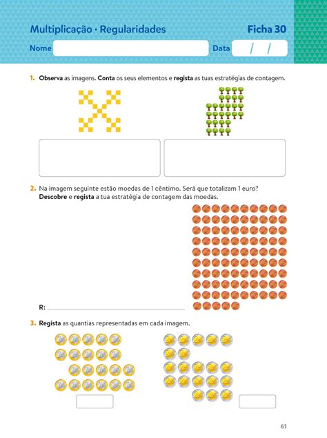 Caderno De Fichas De Matemática 2º Ano 37 Fichas GrÁtis Para Imprimir