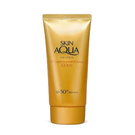 Sunplay Skin Aqua Super Moisture Uv Essence Spf50 Gold Mild And Gentle