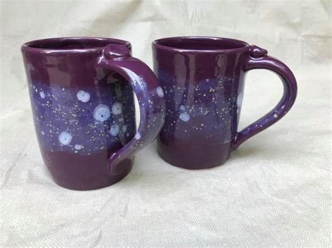 1-mug, Purple Mug Pottery, Large Ceramic Mug, Stoneware Mugs, 9th ...