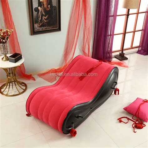 Klappbarer Aufblasbarer Liebes Sex Stuhl Mit Bondage Kits Rollenspiel