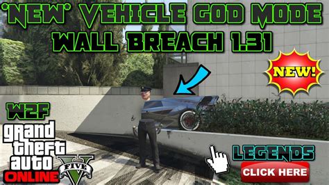 GTA ONLINE NEW VEHICLE GOD MODE WALL BREACH 1 31 YouTube