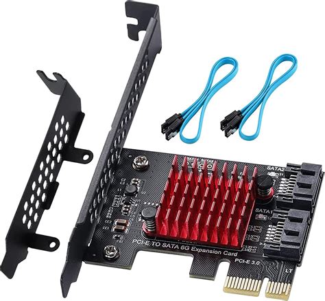 Pcie 1x Sata 30 Controller Card 2 Portswith 2 Sata Cables