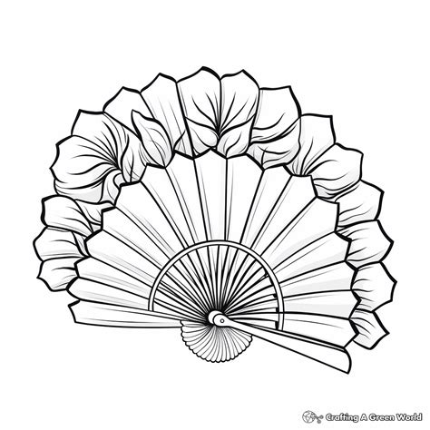 Fan Coloring Pages Free And Printable