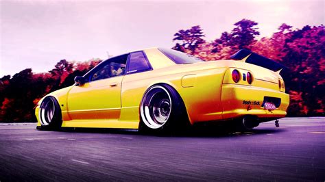 Yellow Nissan GT R Live Wallpaper