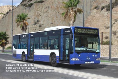 La Alcoyana Subus Vectalia Mercedes O Citaro Alicante En