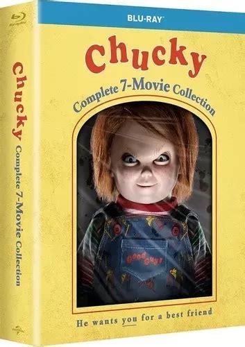 Blu Ray Box Chucky Brinquedo Assassino Coleção 07 Filmes Escorrega o