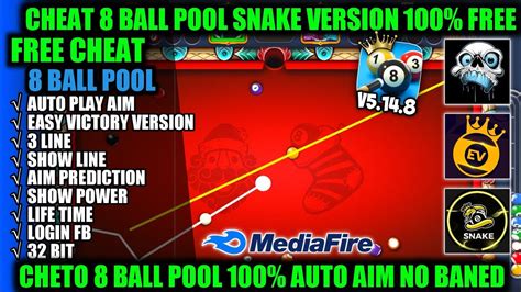 Cheat Ball Pool Terbaru Gratis Auto Aim Garis Panjang Line New