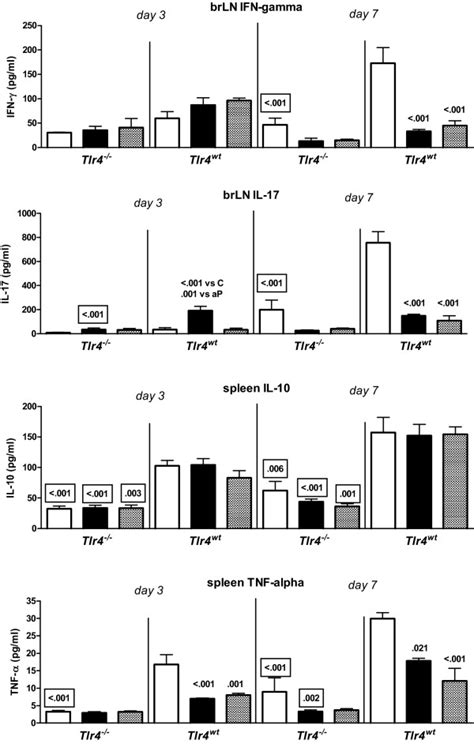 Ex Vivo Cytokine Production By Bronchial Lymph Node And Spleen Cells