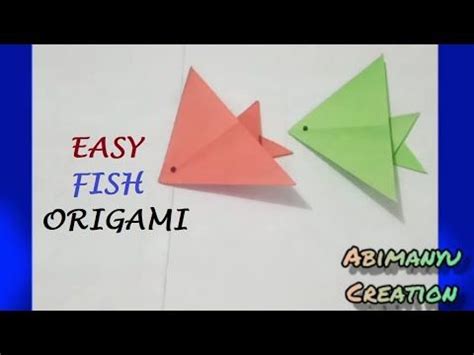 Origami Ikan Mudah Beinyu