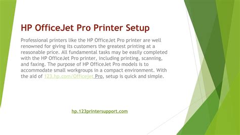 Hp Officejet Pro Printer Setup By Siyaajack Issuu