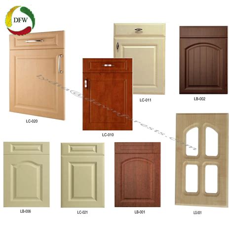 Pvc Film Kitchen Cabinet Parts Shaker Cupboard Door China Shaker