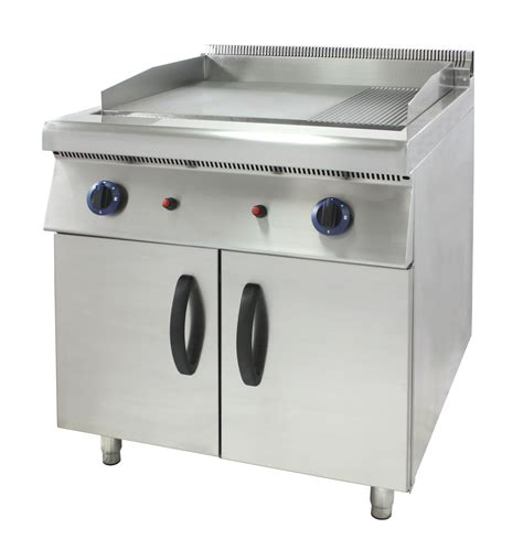 Gas griddle commercial Luxury gas griddle with cabinet for Grooved griddle