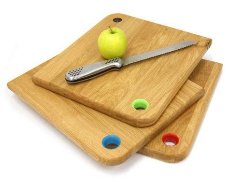 Colour Coded Chopping Boards Oak Chopping Board Rainbow Kitchen