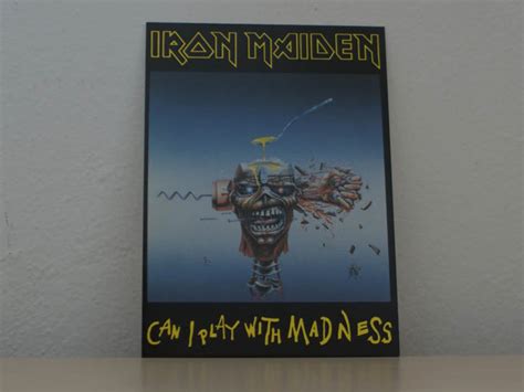 Iron Maiden Can I Play With Madness Postcard Iron Maiden Collector