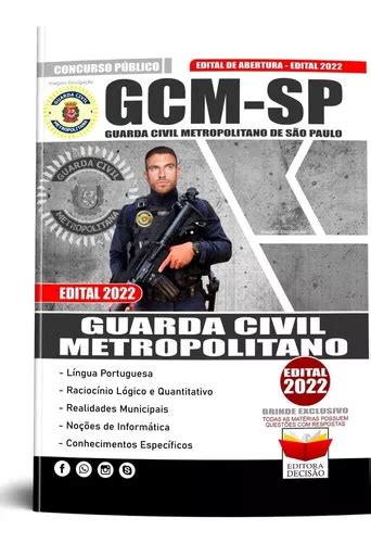 Apostila Guarda Civil Metropolitano Gcm Sp Parcelamento Sem Juros