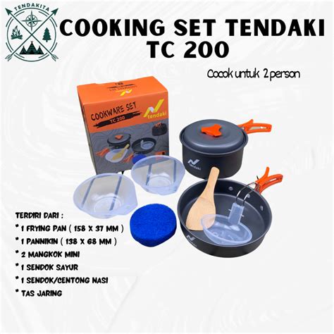 Jual •aneka Cooking Set Outdoor Ds 311 Nesting Ds 308 Tendaki