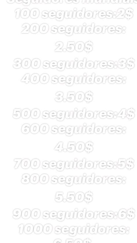 Mg Seguidores Tabela De Pre Os Seguidores Mundiais Seguidores