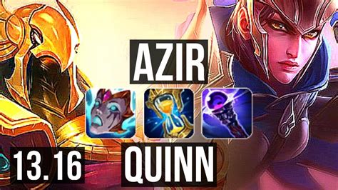 Azir Vs Quinn Mid 4 3m Mastery 2200 Games 17 2 6 Legendary