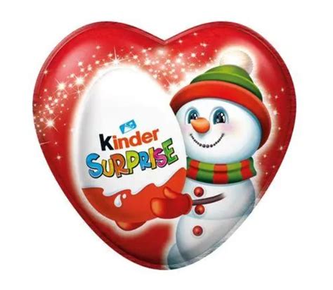 Шоколадное сердце Kinder Surprise Christmas Heart 53г – купить в ...