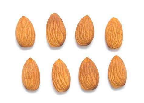 Premium Photo Almond Isolated On White