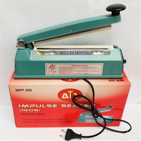 Jual Mesin Press Plastik Impulse Sealer Cm Ats Mpp Body Besi