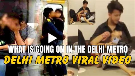 Viral Lover Couple Seen Kissing On The Floor Of Delhi Metro Shame