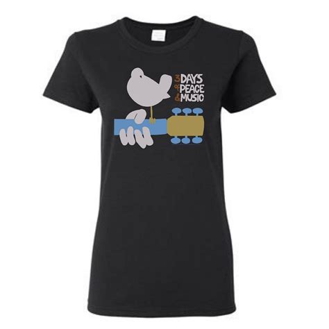 Womens Woodstock Poster T Shirt Shop The Woodstock Official Store