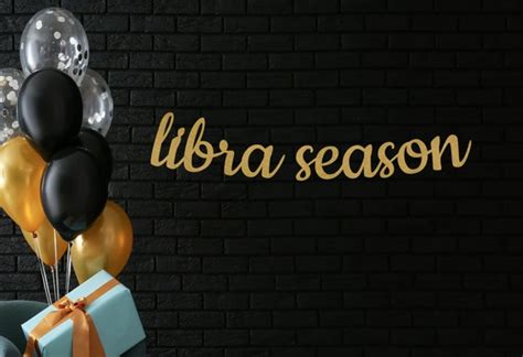 Libra Season Birthday Banner Zodiac Birthday Banner Etsy