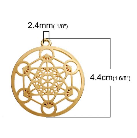 Archangel Metatrons Cube Sacred Geometry 5d Ascension Merkaba Gold Co