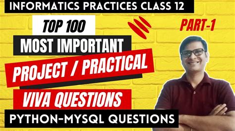 Class 12 Ip Practical Viva Questions Python Project Viva Questions