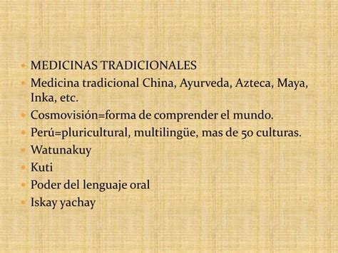 Quechua básico 8va clase Plantas medicinales PPT