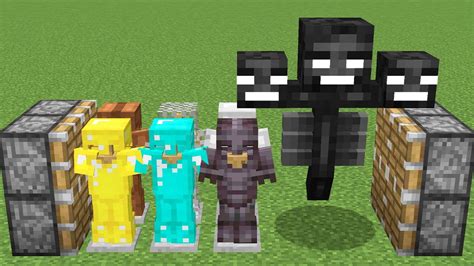 How To Make Wither Armor Youtube