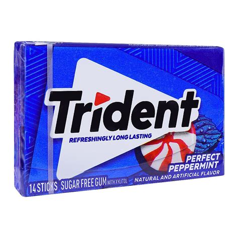 Order Trident Perfect Peppermint Gum 14 Pack Online At Special Price