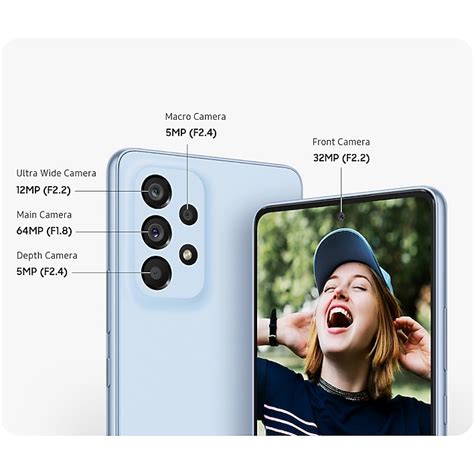 SM-A536UZKAATT | Galaxy A53 5G 128GB, Black (AT&T) | Samsung Business