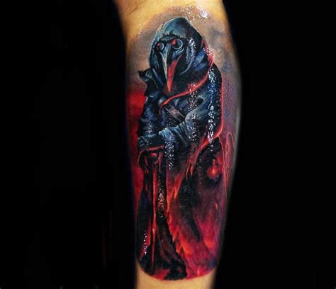 Plague doctor tattoo by Bekker Konstantin | Photo 23155