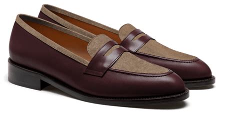 Penny Loafers Burgundy Leather