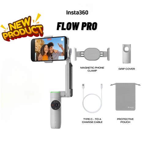 Insta Flow Ai Powered Gimbal Stabilizer For Smartphone Gimbal