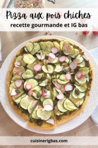 Recette De Pizza Ig Bas Aux Pois Chiches Cuisiner Ig Bas