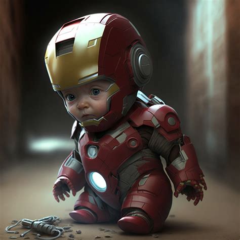 Baby Iron Man Cartoon