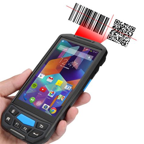 China Bluetooth Android Handheld PDA Barcode Scanner With UHF NFC