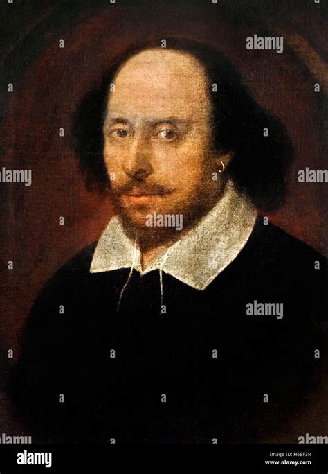 Shakespeare, Portrait. The "Chandos Portrait" of William Shakespeare ...